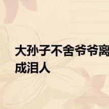 大孙子不舍爷爷离开哭成泪人