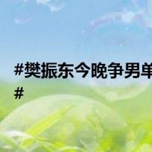 #樊振东今晚争男单四强#