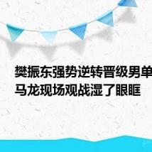 樊振东强势逆转晋级男单四强，马龙现场观战湿了眼眶