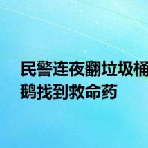 民警连夜翻垃圾桶帮企鹅找到救命药