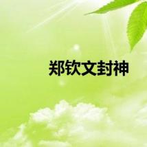 郑钦文封神