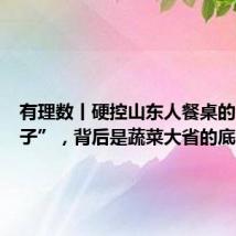 有理数丨硬控山东人餐桌的“豆橛子”，背后是蔬菜大省的底气