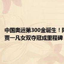 中国奥运第300金诞生！陈清晨/贾一凡女双夺冠成里程碑