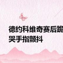 德约科维奇赛后跪地痛哭手指颤抖