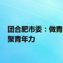 团合肥市委：做青年友 聚青年力