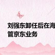 刘强东卸任后在海外掌管京东业务