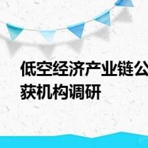 低空经济产业链公司频获机构调研