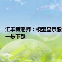 汇丰策略师:模型显示股市将进一步下跌