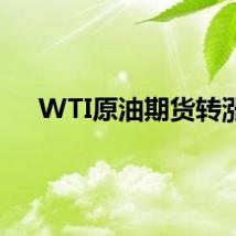 WTI原油期货转涨