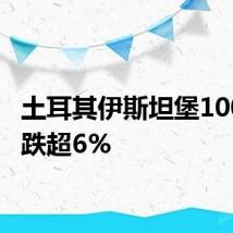 土耳其伊斯坦堡100指数跌超6%