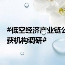 #低空经济产业链公司频获机构调研#