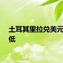 土耳其里拉兑美元创新低