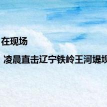 在现场 | 凌晨直击辽宁铁岭王河堤坝抢险
