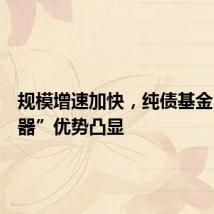 规模增速加快,纯债基金“缓震器”优势凸显