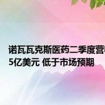 诺瓦瓦克斯医药二季度营收4.155亿美元 低于市场预期