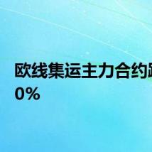 欧线集运主力合约跌超10%