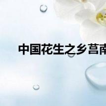 中国花生之乡莒南