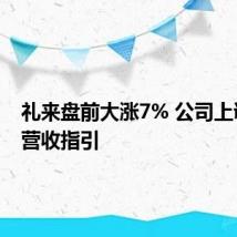 礼来盘前大涨7% 公司上调财年营收指引