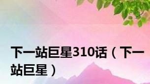 下一站巨星310话（下一站巨星）