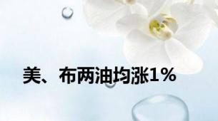 美、布两油均涨1%