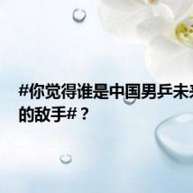 #你觉得谁是中国男乒未来最大的敌手#?