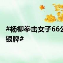 #杨柳拳击女子66公斤级银牌#