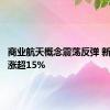 商业航天概念震荡反弹 新余国科涨超15%