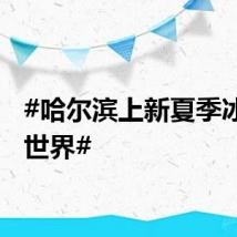 #哈尔滨上新夏季冰雪大世界#