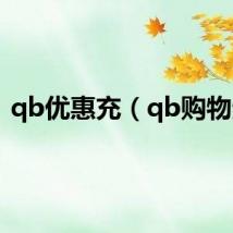 qb优惠充（qb购物券）