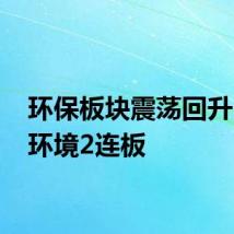 环保板块震荡回升 清研环境2连板