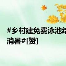 #乡村建免费泳池给孩子消暑#[赞]