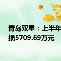 青岛双星:上半年净亏损5709.69万元