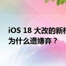 iOS 18 大改的新相册，为什么遭嫌弃？