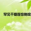 罕见千瓣莲惊艳绽放