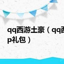 qq西游土豪（qq西游vip礼包）