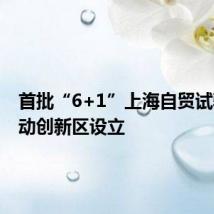 首批“6+1”上海自贸试验区联动创新区设立