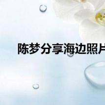 陈梦分享海边照片