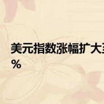 美元指数涨幅扩大至0.5%