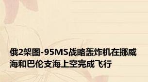 俄2架图-95MS战略轰炸机在挪威海和巴伦支海上空完成飞行