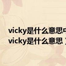 vicky是什么意思中文(vicky是什么意思)