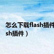 怎么下载flash插件（fiash插件）