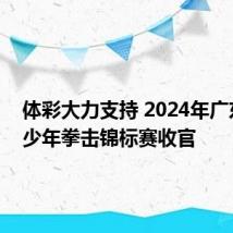 体彩大力支持 2024年广东省青少年拳击锦标赛收官