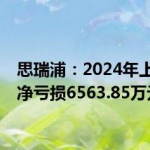 思瑞浦:2024年上半年净亏损6563.85万元