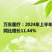 万东医疗：2024年上半年净利润同比增长11.44%