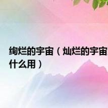 绚烂的宇宙（灿烂的宇宙灵魂有什么用）