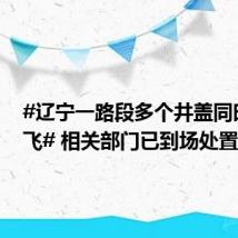 #辽宁一路段多个井盖同时被炸飞# 相关部门已到场处置