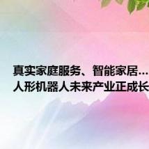 真实家庭服务、智能家居……我国人形机器人未来产业正成长