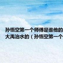 孙悟空第一个师傅是谁他的兵器是大禹治水的(孙悟空第一个师傅)