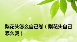 梨花头怎么自己卷（梨花头自己怎么烫）