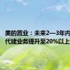 美的置业：未来2—3年内第三方代建业务提升至20%以上